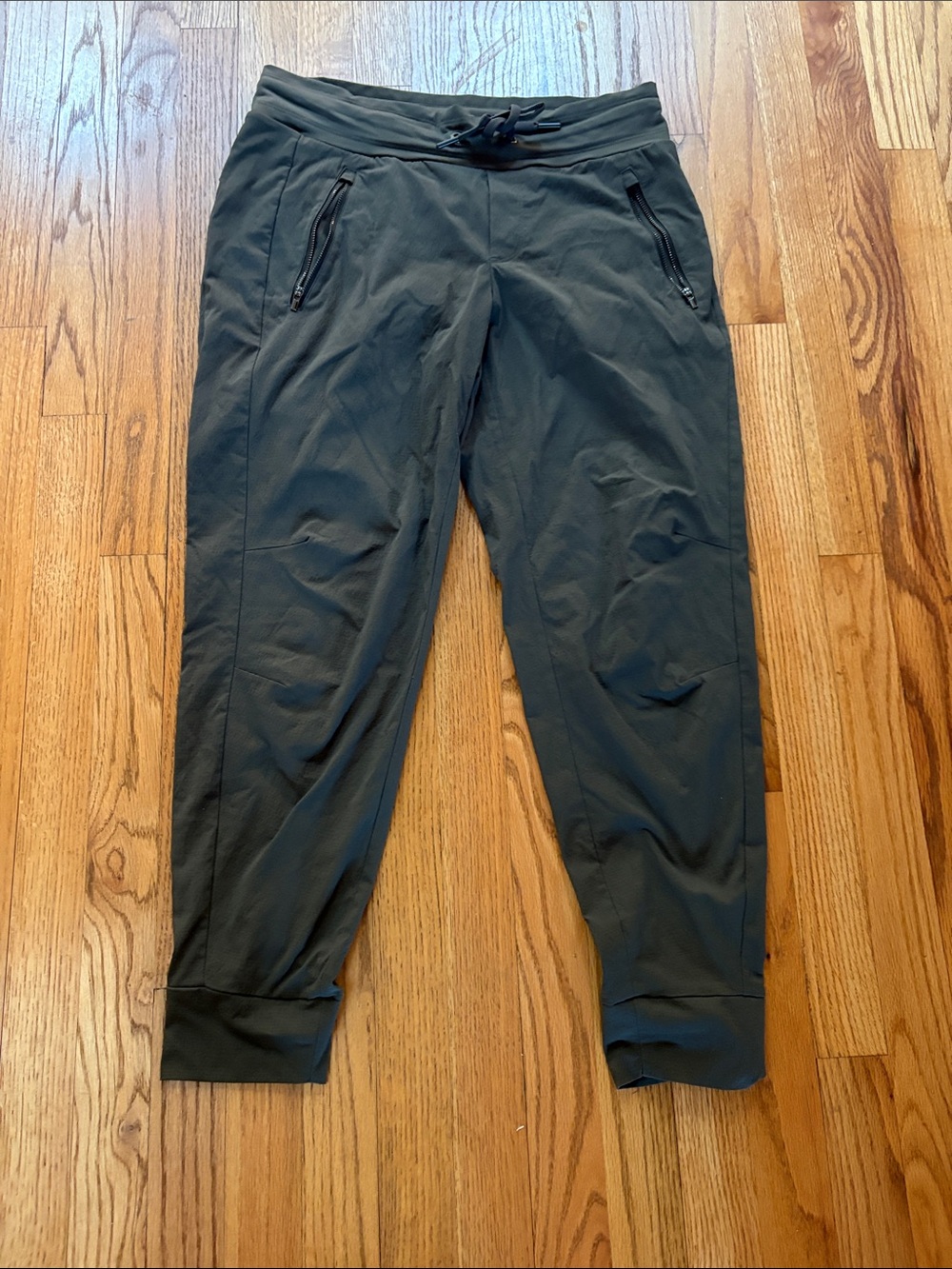 Athleta Woman’s Dark Olive Drawstring Joggers
